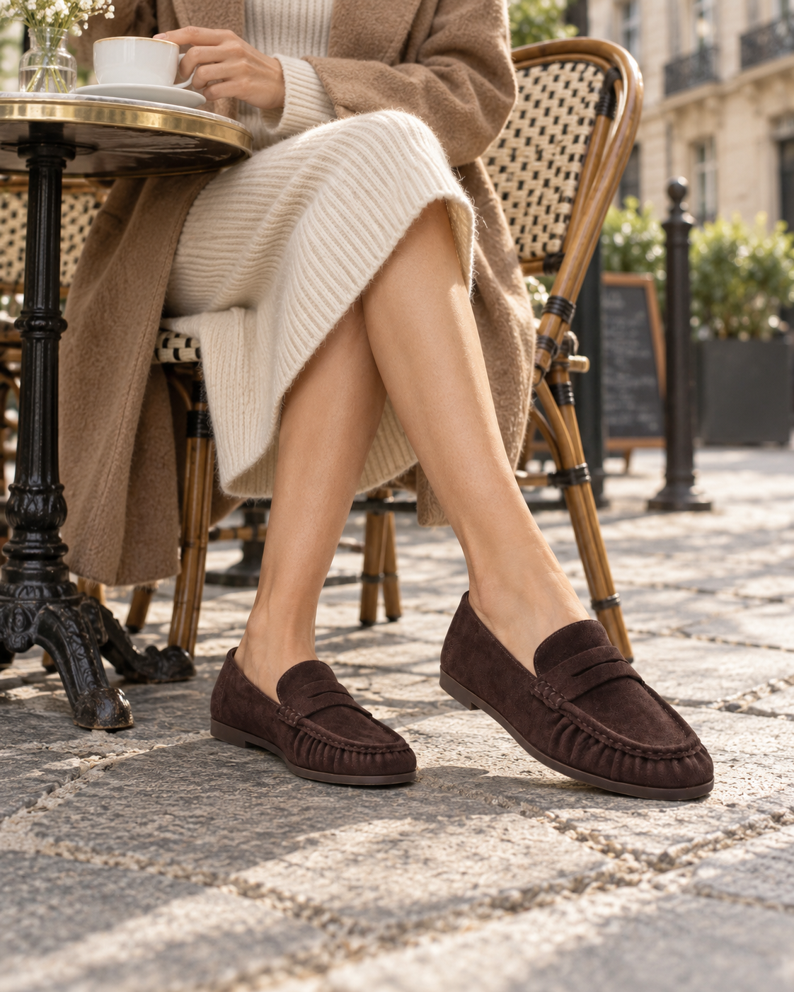 Mocassins à barrette pour femmes