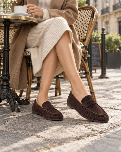 Mocassins à barrette pour femmes