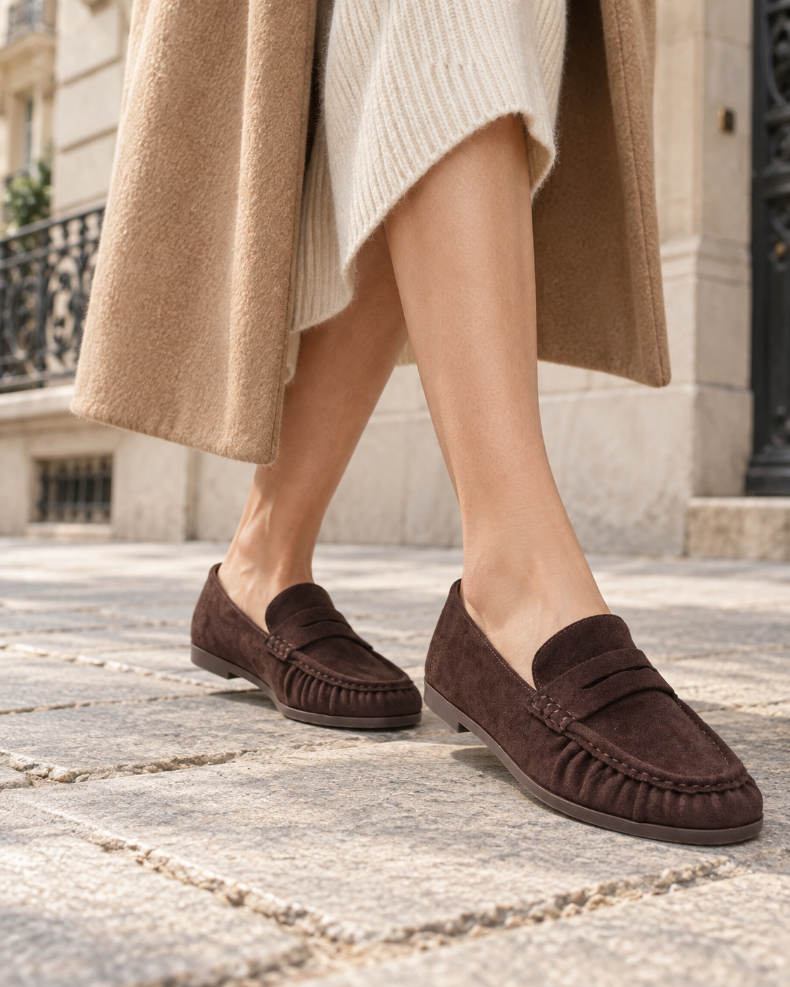 Mocassins à barrette pour femmes