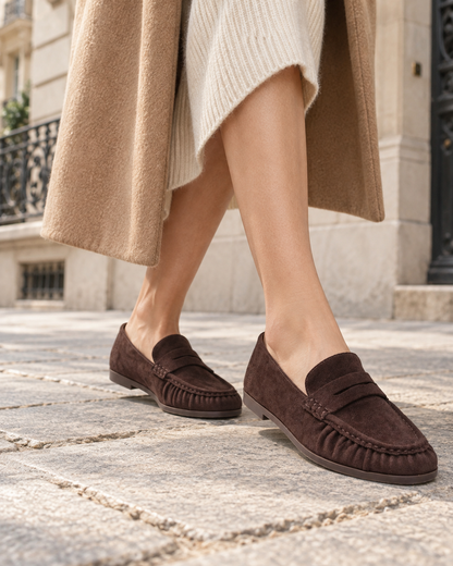 Mocassins à barrette pour femmes
