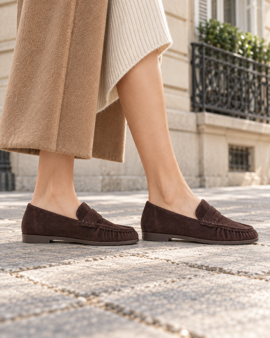 Mocassins à barrette pour femmes