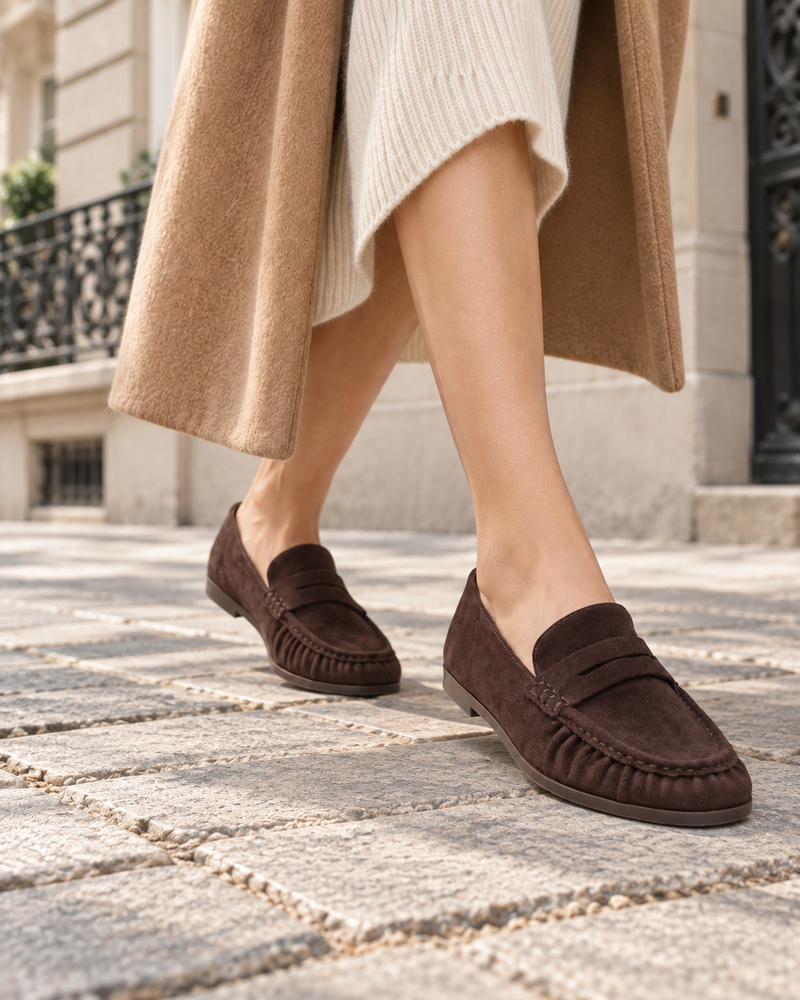 Mocassins à barrette pour femmes