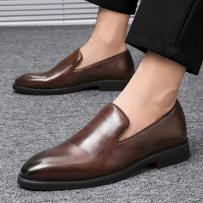 Mocassins à bout arrondi pour hommes