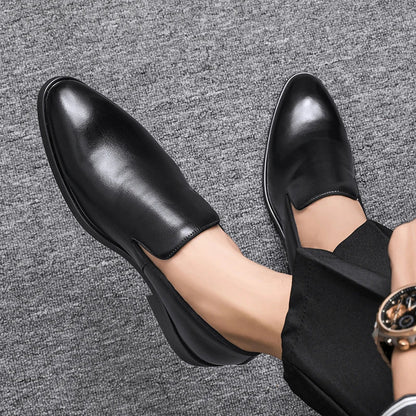 Mocassins à bout arrondi pour hommes