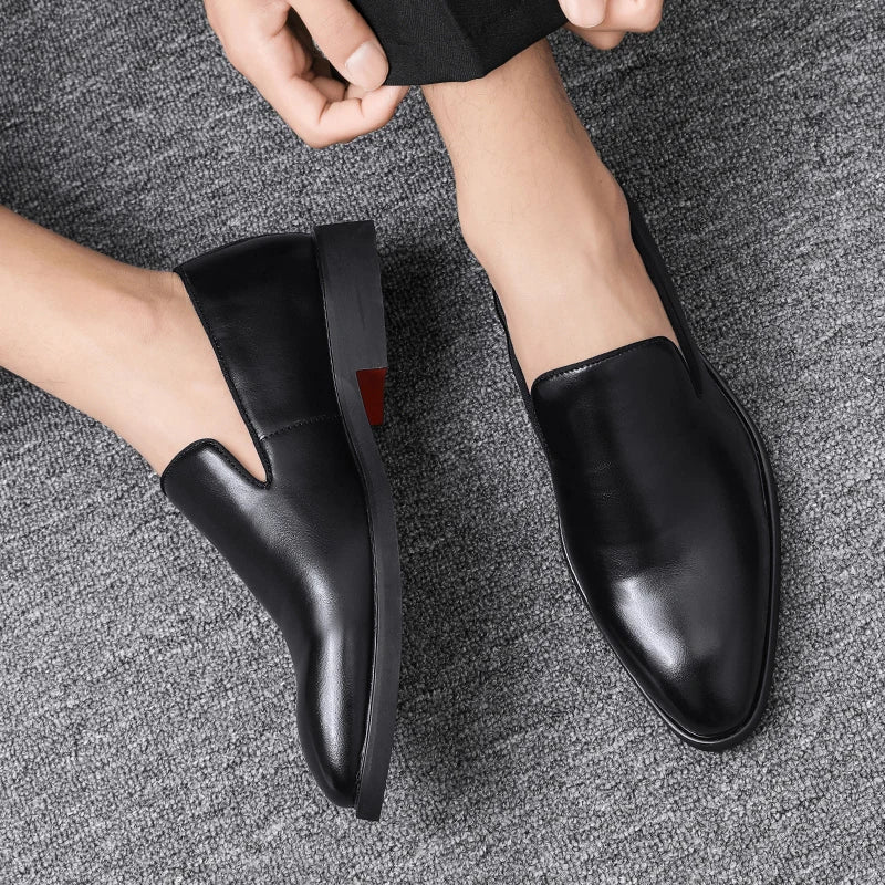Mocassins à bout arrondi pour hommes