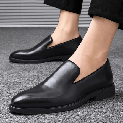 Mocassins à bout arrondi pour hommes