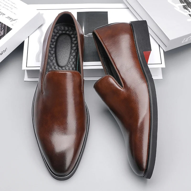 Mocassins à bout arrondi pour hommes