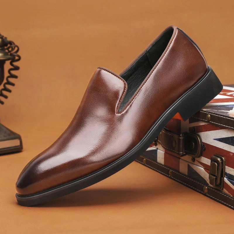 Mocassins à bout arrondi pour hommes