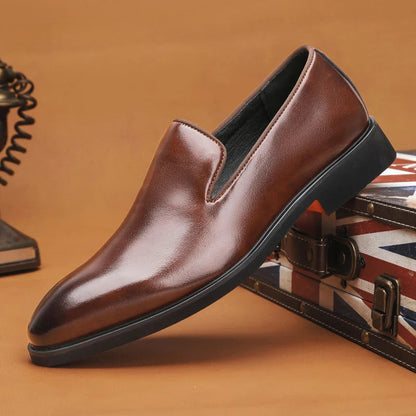 Mocassins à bout arrondi pour hommes