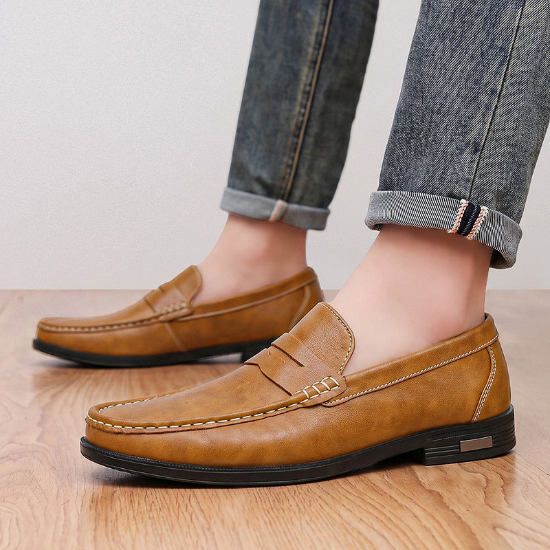 Mocassins à bride cousue pour hommes