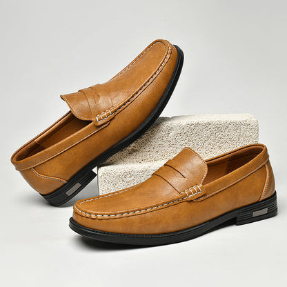 Mocassins à bride cousue pour hommes