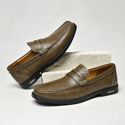 Mocassins à bride cousue pour hommes