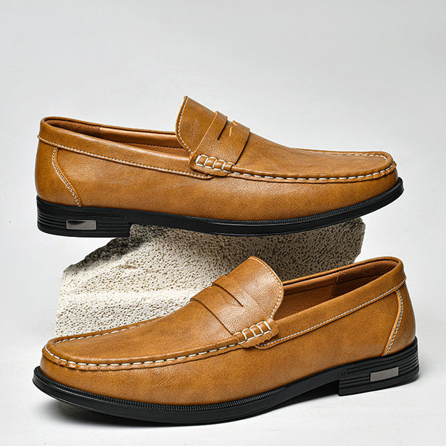 Mocassins à bride cousue pour hommes