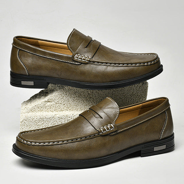 Mocassins à bride cousue pour hommes