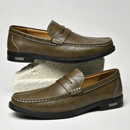 Mocassins à bride cousue pour hommes