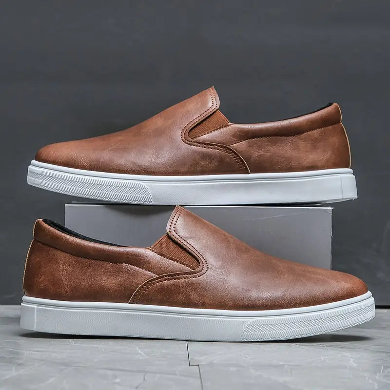 Mocassins à empiècements élastiques pour hommes
