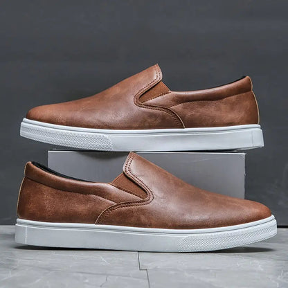 Mocassins à empiècements élastiques pour hommes
