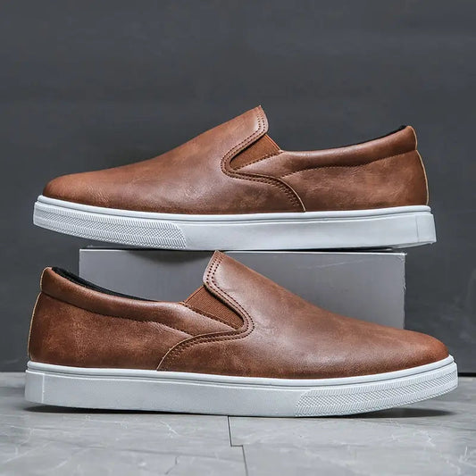 Mocassins à empiècements élastiques pour hommes