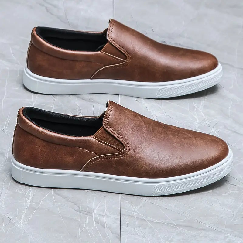Mocassins à empiècements élastiques pour hommes