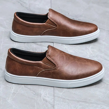 Mocassins à empiècements élastiques pour hommes