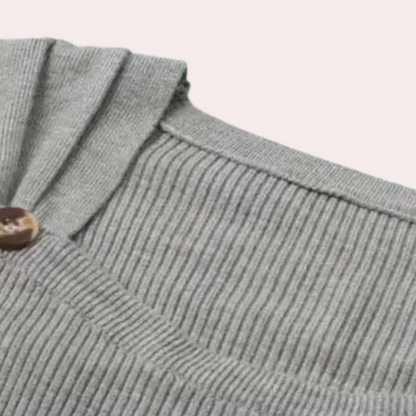 Pull En Maille Avec Col Carré Et Détails Boutons Pour Femme | Idéal Pour La Superposition