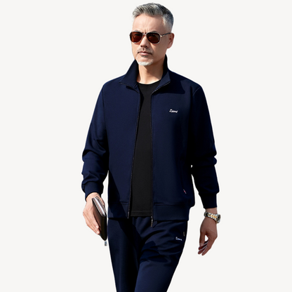 Ensemble De Survêtement Zippé pour Homme avec Taille Ajustable | Idéal pour Les Loisirs Et Le Sport