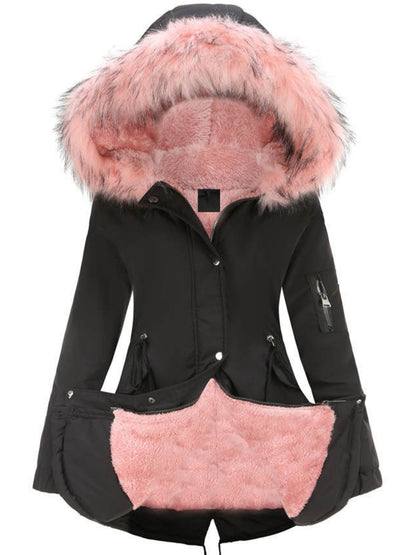 Parka à Capuche avec Fermeture Zippée pour Femmes | Idéale pour l’Automne et l’Hiver