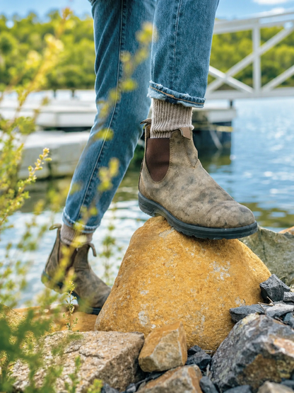 Chelsea boots homme à tige lisse | Idéal pour les sorties d'automne en ville