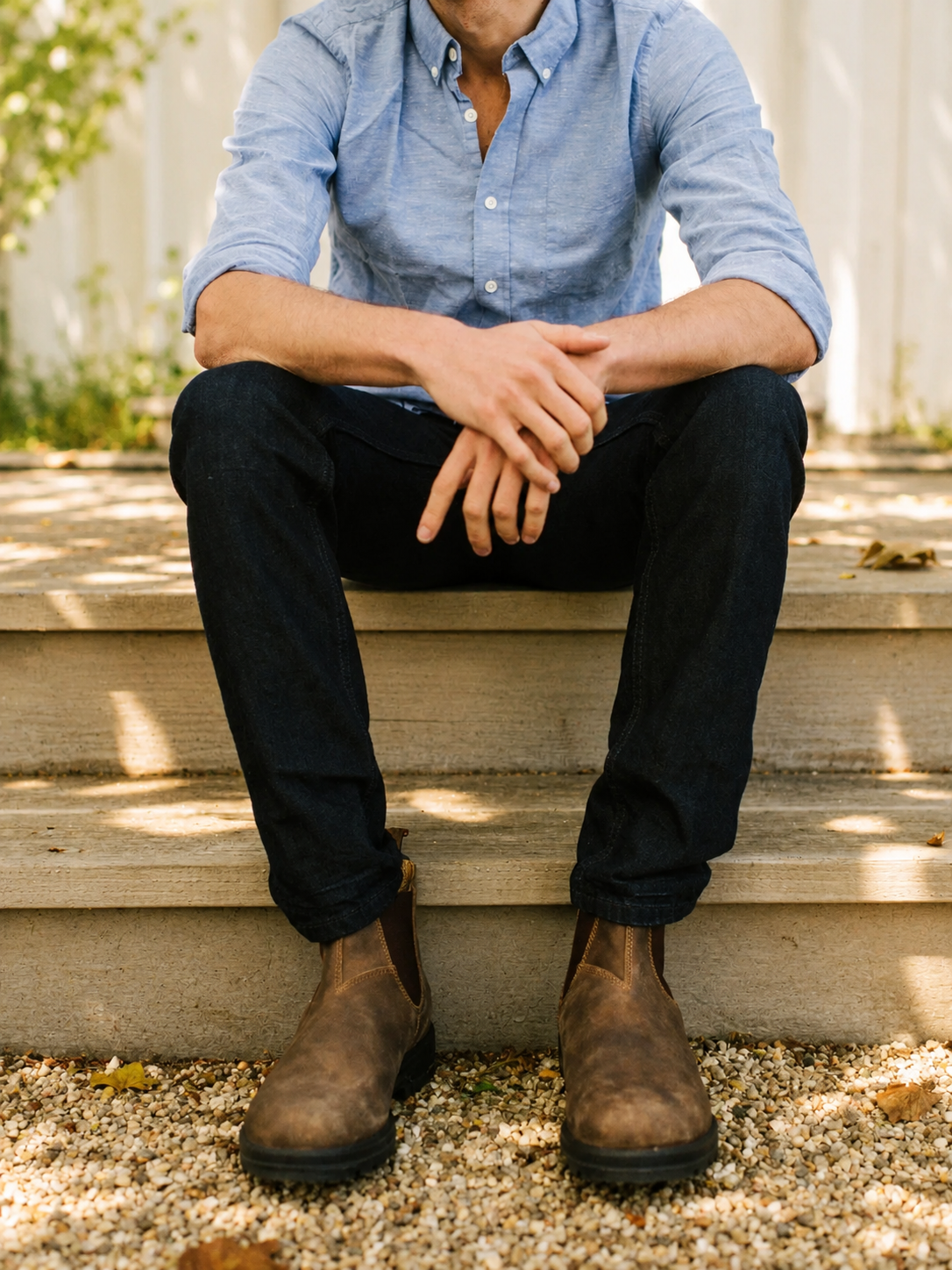Chelsea boots homme à tige lisse | Idéal pour les sorties d'automne en ville