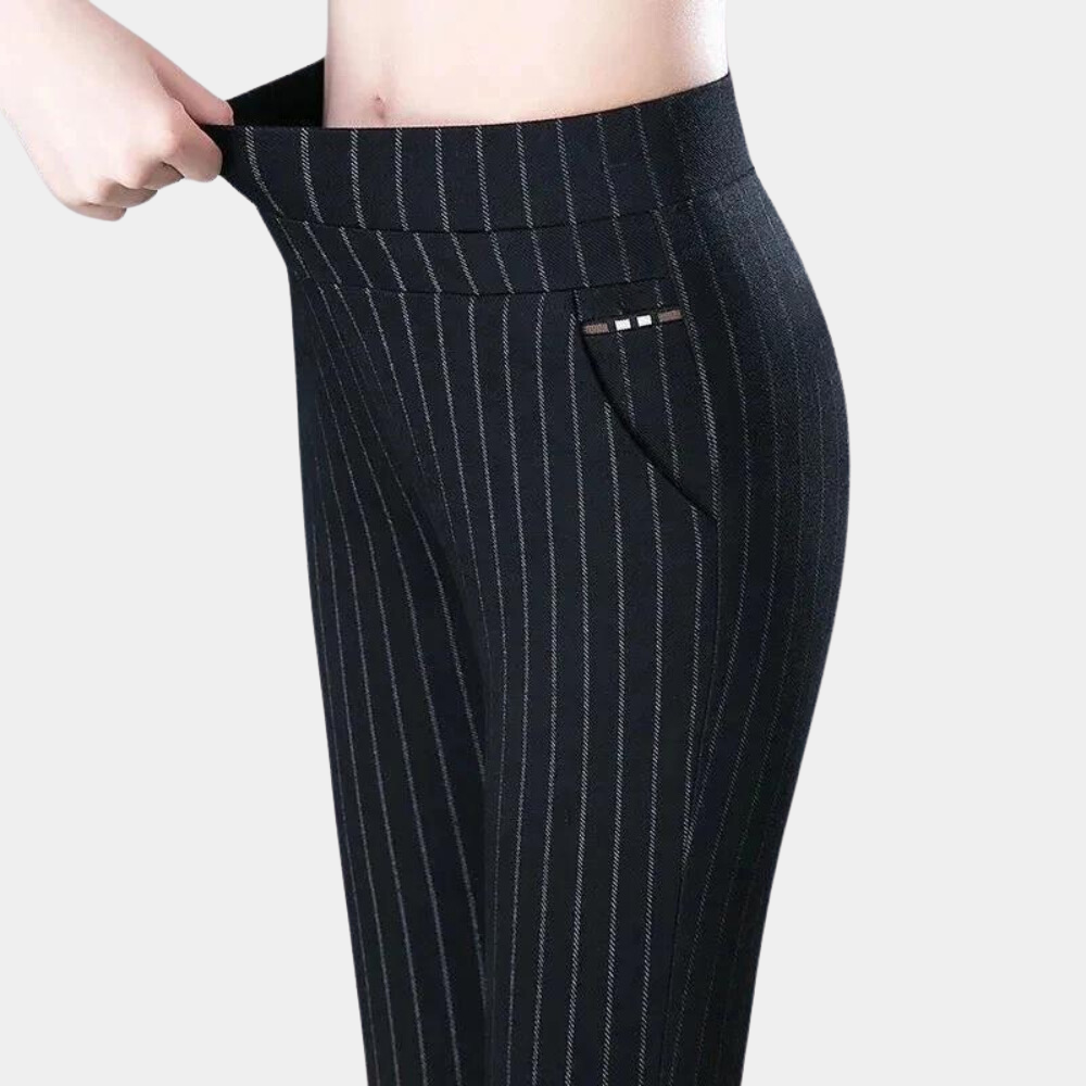 Pantalon Taille Haute Avec Élasticité Pour Femmes | Idéal Pour Travail Et Usage Quotidien