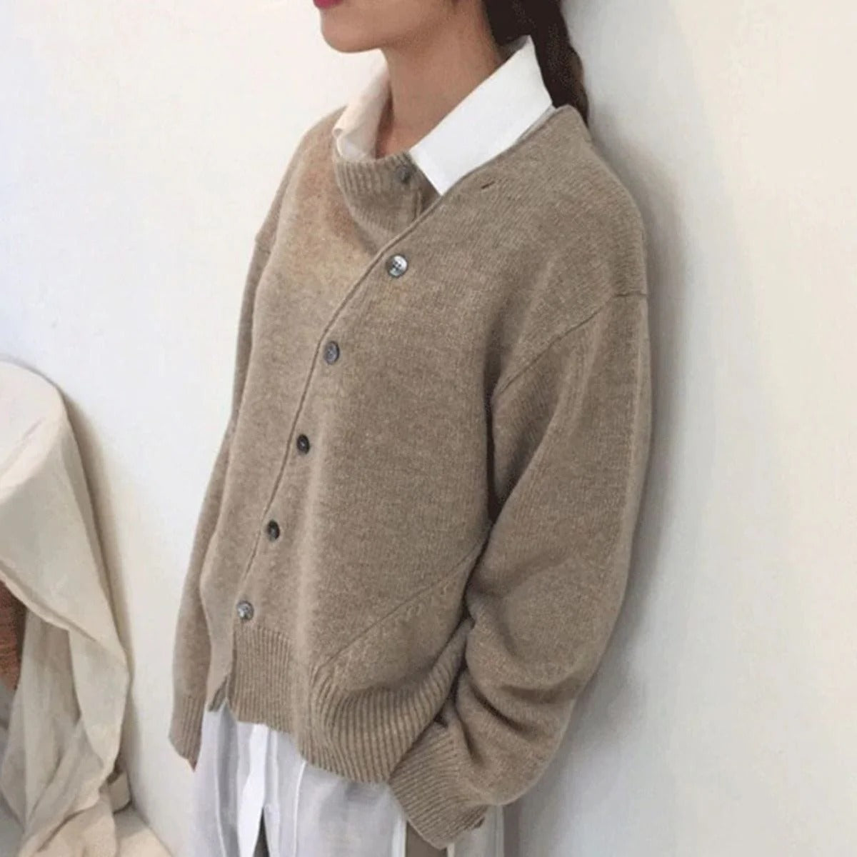Cardigan Portefeuille Avec Ceinture pour Femme | Idéal Pour La Mi-saison Ou Le Bureau