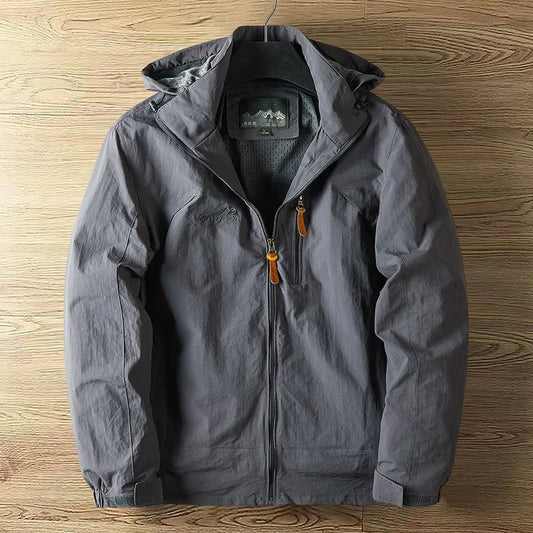 Veste De Plein Air pour Homme avec Capuche Réglable | Idéale pour Les Activités Quotidiennes