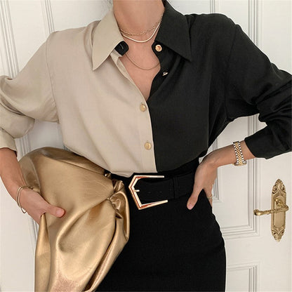 Blouse Longue À Coupe Oversize Avec Manches Bouffantes Pour Femme | Idéale Pour Un Usage Quotidien