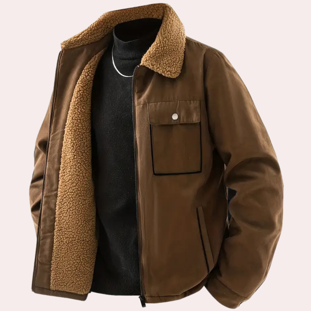 Veste Matelassée avec Doublure Intégrale et Coupe Droite pour Homme | Idéale pour l’Hiver