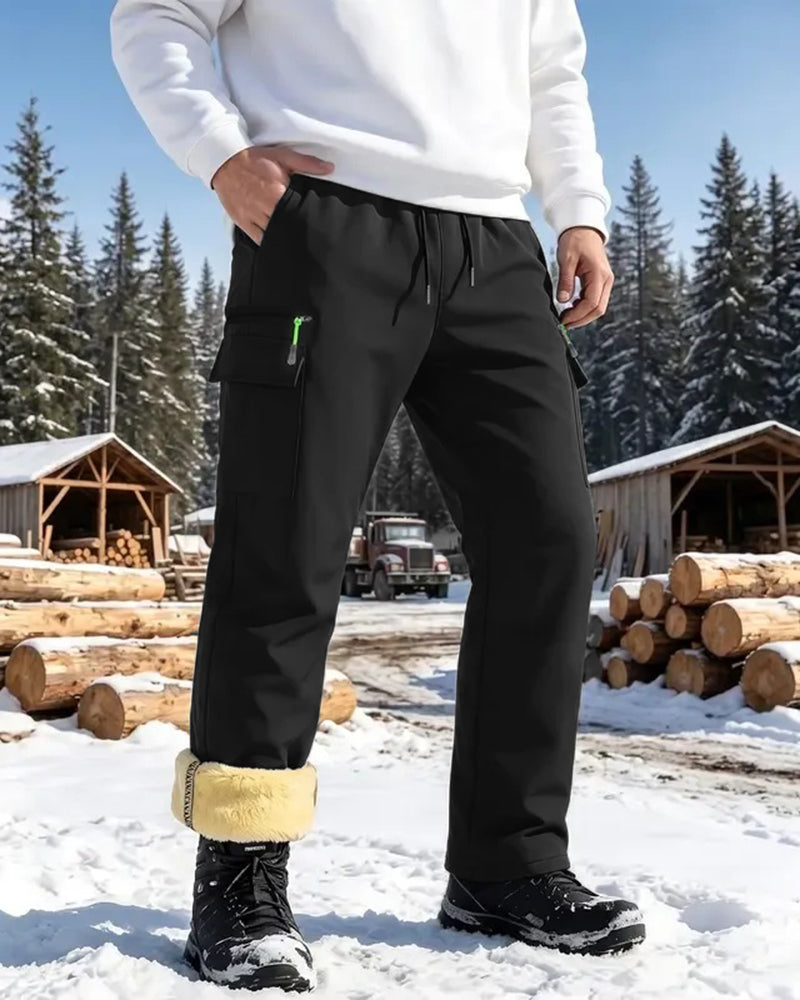 Pantalon cargo doublé pour homme