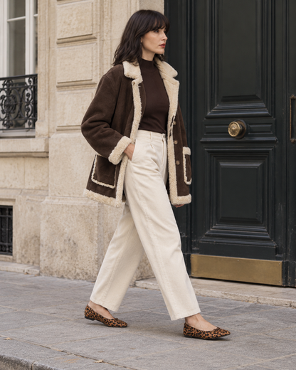 Pantalon en velours côtelé pour femmes