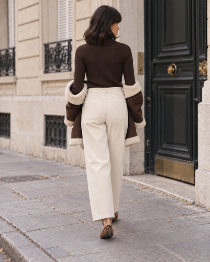 Pantalon en velours côtelé pour femmes