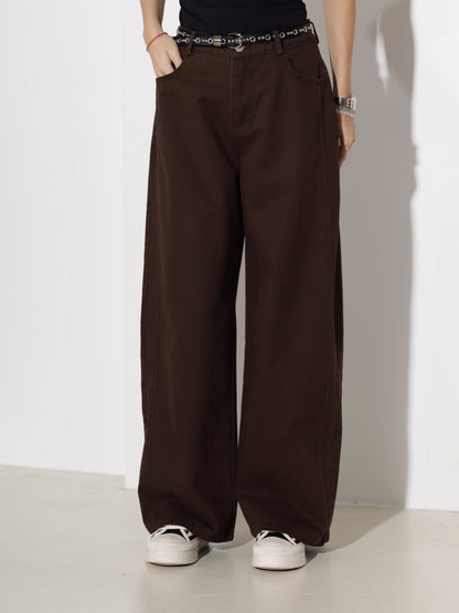 Pantalon large à poches pour femmes