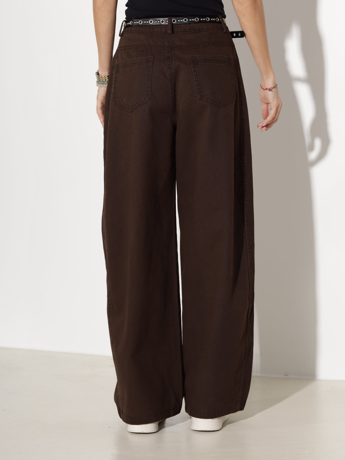 Pantalon large à poches pour femmes
