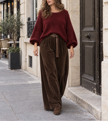 Pantalon palazzo pour femmes