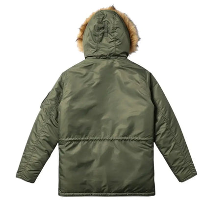 Parka à Col Amovible avec Poches Structurées pour Hommes | Idéale pour l’Hiver