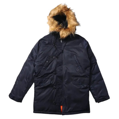 Parka à Col Amovible avec Poches Structurées pour Hommes | Idéale pour l’Hiver