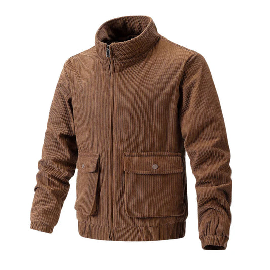 Veste pour Homme avec Col Montant et Poches Frontales | Modèle Pia
