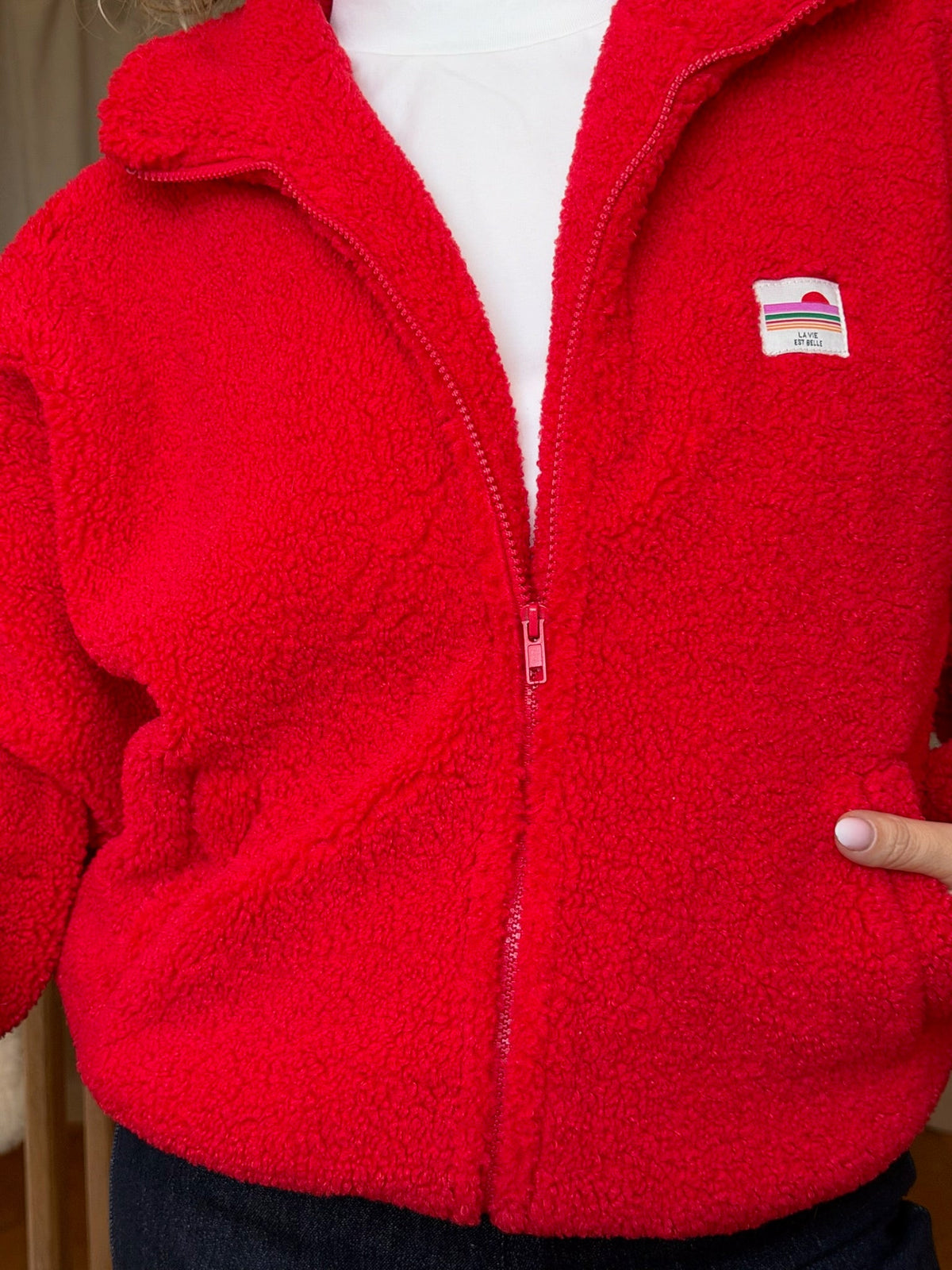 Polaire zippée pour femmes