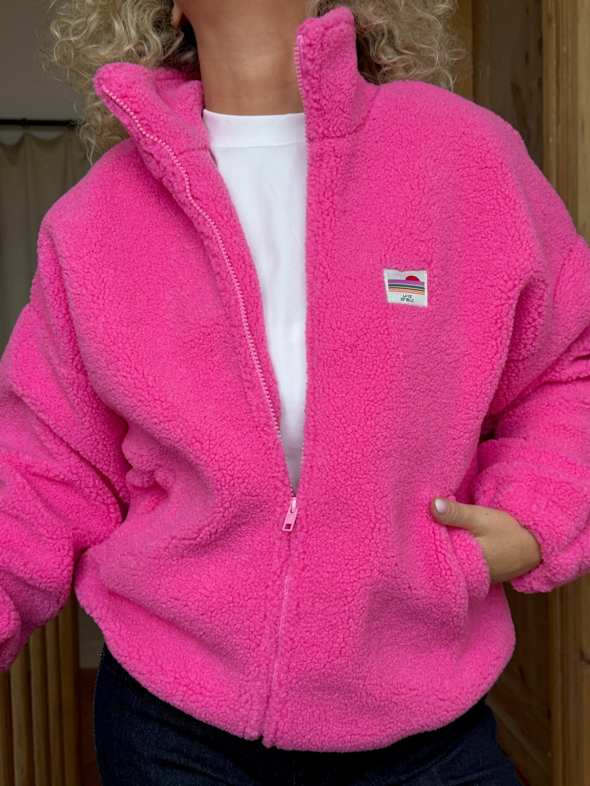 Polaire zippée pour femmes