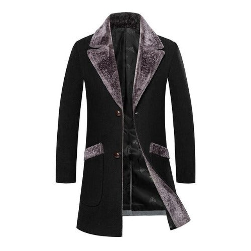 Veste Longue Coupe-Vent avec Éléments Réglables pour Homme | Idéale pour la Mi-Saison