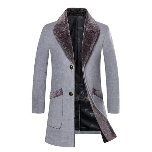 Veste Longue Coupe-Vent avec Éléments Réglables pour Homme | Idéale pour la Mi-Saison