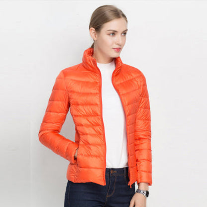 Veste Matelassée à Manches Longues avec Fermeture Frontale pour Femmes | Idéal pour Saison Froide