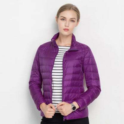 Veste Matelassée à Manches Longues avec Fermeture Frontale pour Femmes | Idéal pour Saison Froide