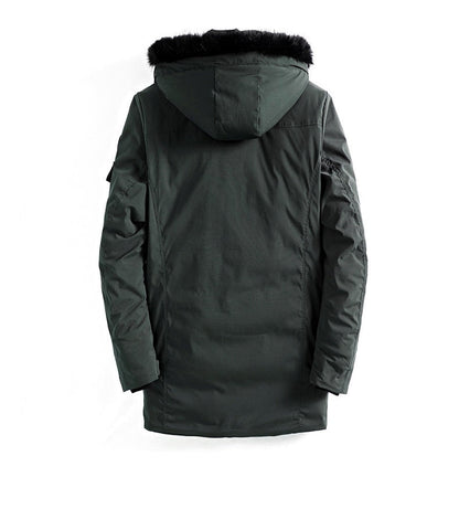 Parka D’Hiver avec Capuche En Fourrure pour Homme | Idéale pour La Saison Froide